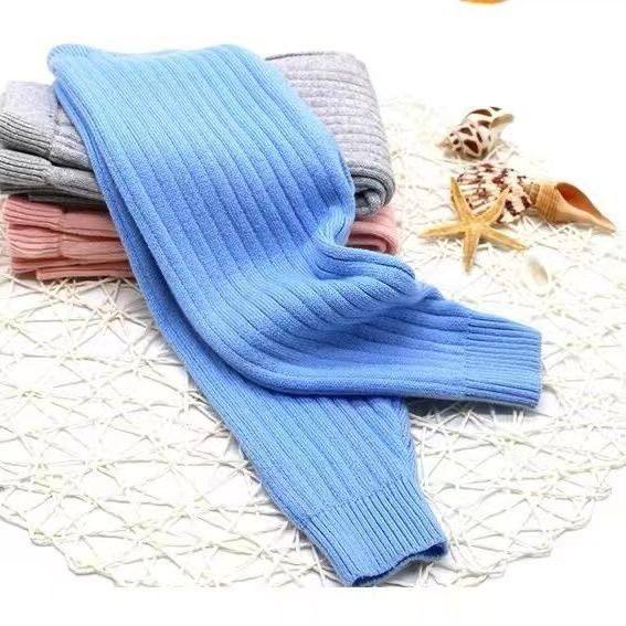 儿童针织加厚保暖裤男童纯棉保暖裤女童打底裤宝宝秋冬毛线棉裤