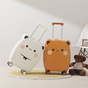 一二布布行李箱情侣款CP高颜值可爱拉杆箱结实耐用24寸学生大容量