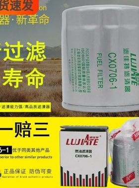 滤佳特CX0706-1适配福田黑豹农用车EH20-160000A柴油滤芯滤清器格