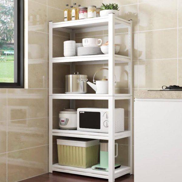 美亿莱厨房置物架钢锅架货架家用微波炉架落地收纳储物架烤箱架子,厨房/烹饪用具,微波炉置物架,淘宝优惠券,粉丝福利购,淘宝优惠卷