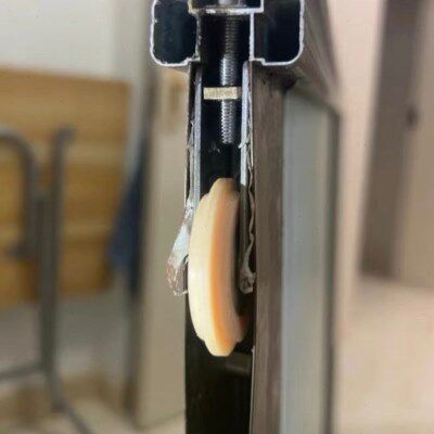推拉门滑轮厨房轮子下轮地轨道玻璃门卫生间滚轮衣柜门导轨移门