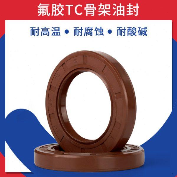 氟胶TC骨架油封580*600*620*630*640*670*680*690*20*25耐高温FKM