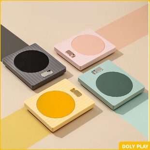 55度恒温杯垫二挡调温应自动断电加热牛奶办公室暖暖杯送女生礼物