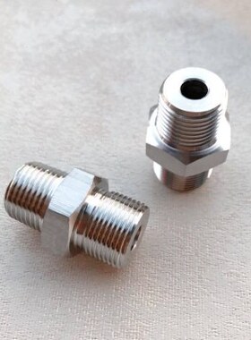M22x1.5-NPT1/2 不锈钢外丝接头 外螺纹 一边M22x1.5 一边NPT1/2