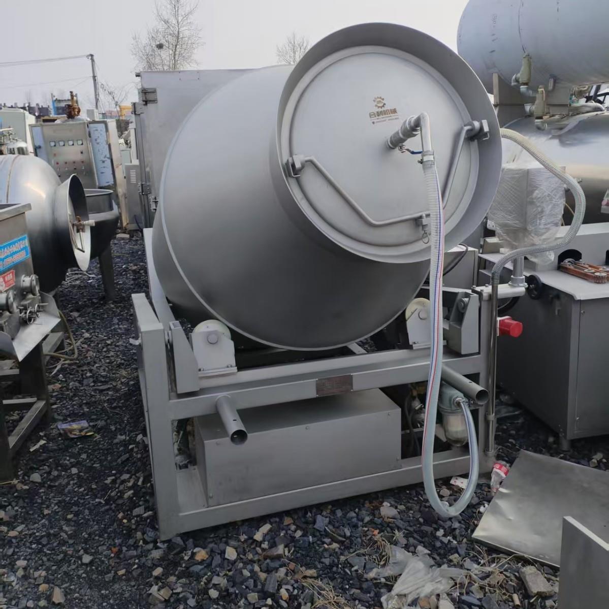 全自动鸡鸭真空滚揉机肉制品腌制嫩化机肉类真空倾斜滚揉机全自