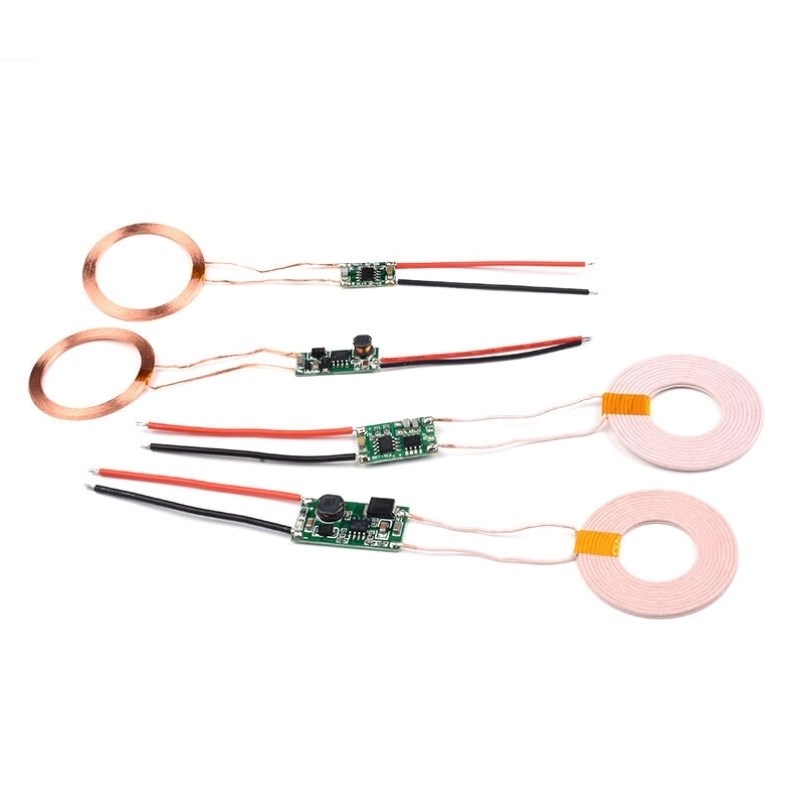 5V1A/5V2A无线供电模块无线充电发射接收端电路板5w10w大功率5V2A