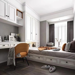 北京全屋定制衣柜整体卧室订制环保衣帽间组合柜子定制家具工厂家