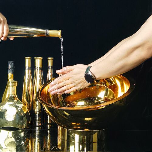 酒吧酒洗KTV洋夜香槟场手盆 黑桃A金盆洗手土豪