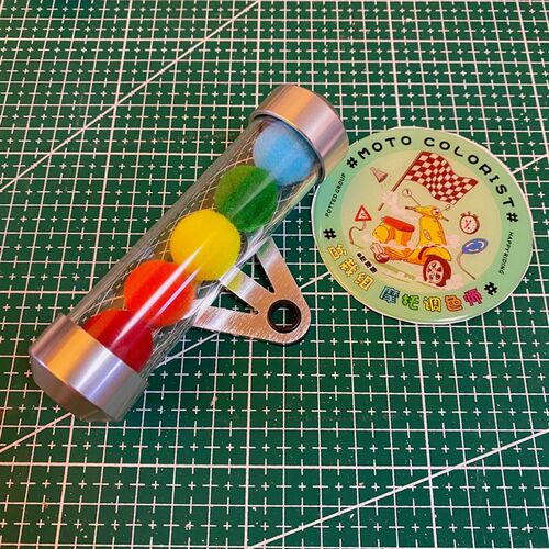 摩托踏板金属彩色通用装s饰税管 税牌 可安装风挡后避震螺丝位等