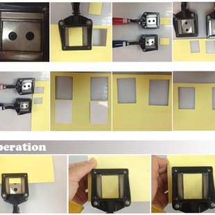 40mm直角裁切照片裁剪 专业订做手持正方形裁像器4 4cm