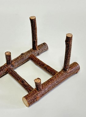 石头画支架盘子托架实木展示架摆件小底座L鹅卵石普洱茶架子茶饼