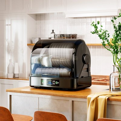 万昌消毒碗柜新款家用小型台式厨房餐具碗筷消毒机免沥水烘干一体