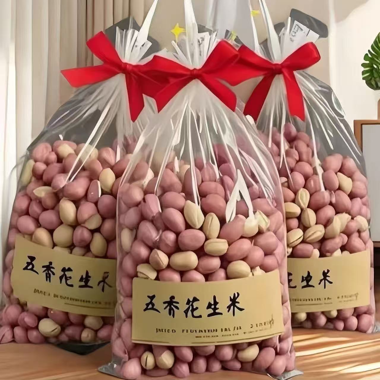 25年新货】新五香花生米烤熟多味奶香蒜香咸香散装休闲零食新鲜