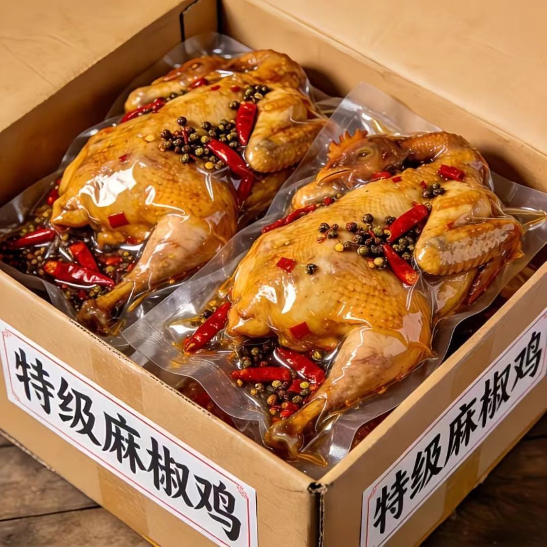 新店开业太便宜了】椒麻鸡手撕鸡散养鸡整鸡零食麻辣真空即食熟食