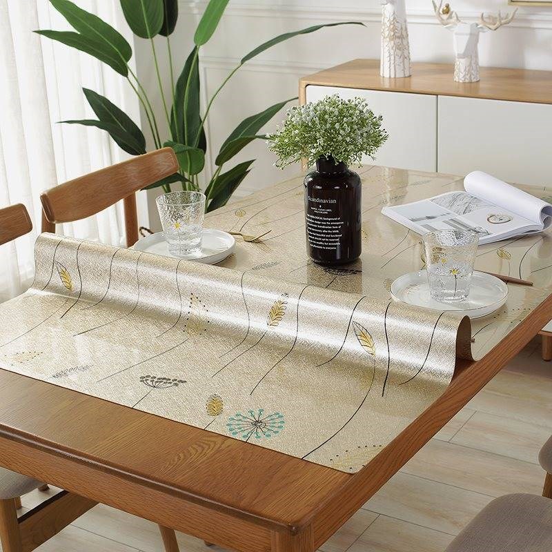 桌面板塑料硬PVCppc加厚切割防油防水软玻璃防水油桌布水晶板板材