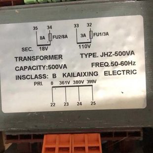 电梯变压器JHZ 500VA电梯控制柜专用变压器500VA电梯配件