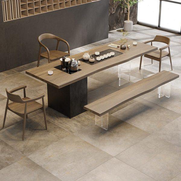 新中式功夫实木茶桌家用客厅大板亚克力茶台公室原木泡茶桌全套,商业/办公家具,茶台/茶桌,淘宝优惠券,粉丝福利购,淘宝优惠卷