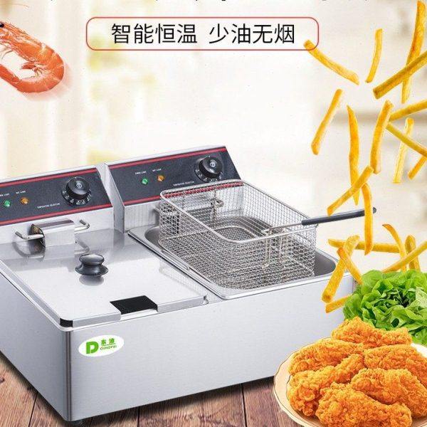 东沛EF-6L-2商业用台式双缸电炸炉 小吃摆摊油炸锅双筛油炸机,清洗/食品/商业设备,炸炉/油炸机,淘宝优惠券,粉丝福利购,淘宝优惠卷