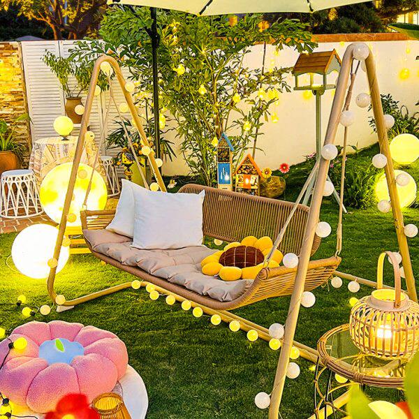 远茂户外秋千室内家用花园别墅摇椅单人双人秋千客厅网红摇篮椅