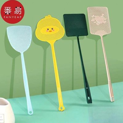 包邮/苍蝇拍A1P30-番易塑料拍不烂长柄蚊子加大家用手动