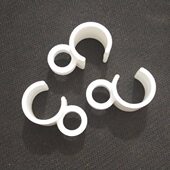 包邮 PPR热水器导流管卡 白色乳白色灰色 100个一包 4分溢流管卡