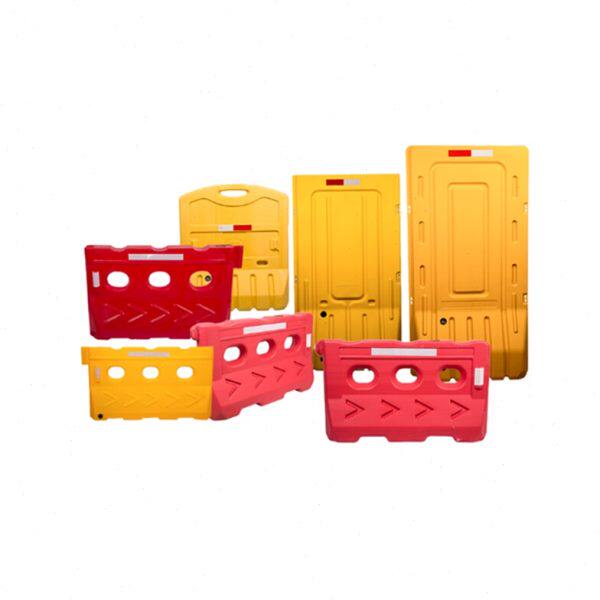 新料三孔水马围挡1.8米吹塑滚塑注水防撞桶交通隔离墩护栏