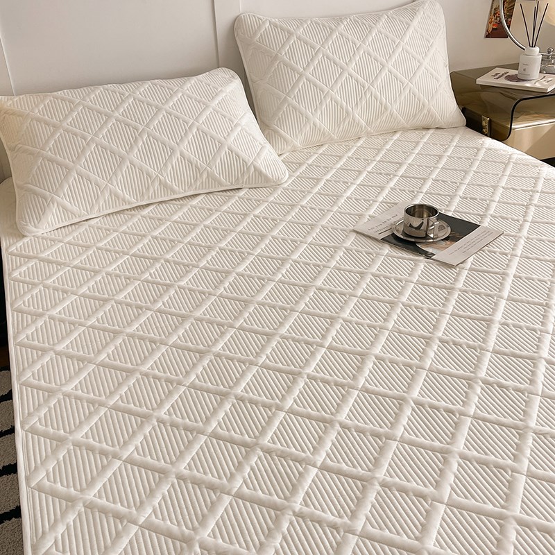 隔脏防水床笠款隔尿垫整床护垫白色床垫保护罩床盖薄床垫防尘床单