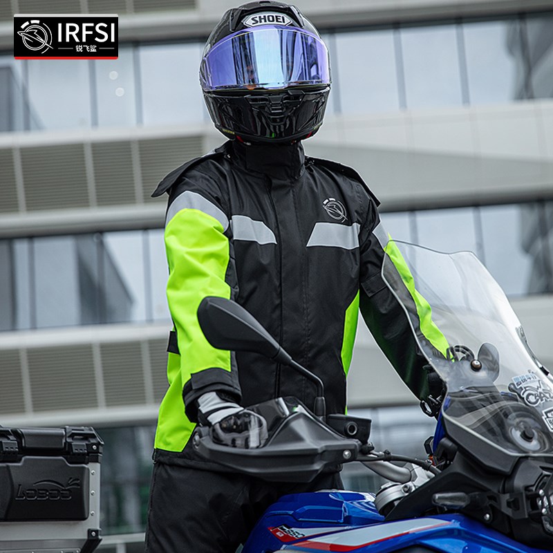锐飞鲨摩托车雨衣骑士雨服男骑行服全身水衣防暴雨分体式防水套装