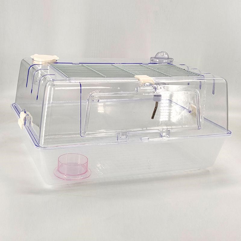 金丝熊宝宝笼子大号豪华仓鼠60基础笼加高造景亚克力板金丝熊透明