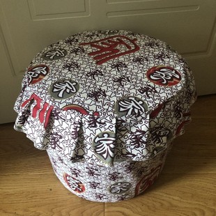 草凳套松紧圆套圆墩子罩防尘凳子方凳套草墩套凳罩圆凳罩可定制