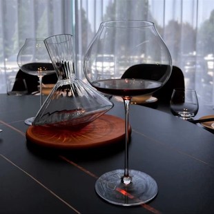 勃艮第超薄大号红酒杯子手工葡萄酒杯水晶高脚杯套装 家用轻奢高档