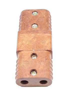 台励福电动搬运车 木质175A600V胶木 合力叉车 挂车充电插座插头