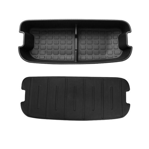 专用智己LS6车内饰后备箱储物盒收纳箱带盖子后尾置物Y箱改装配件