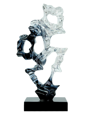 新中式太湖石玄关装饰摆件高级感客厅电视柜酒柜办公室艺术工艺品