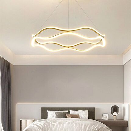 客厅吊灯轻奢现代简约卧室灯创意个性房间意大利米兰设计餐厅灯具