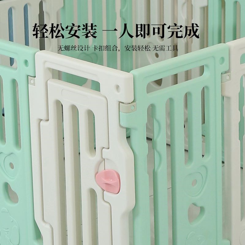 宠物围栏65CM高m小门功能款阳台狗围栏防越狱室内小型狗狗栅栏笼