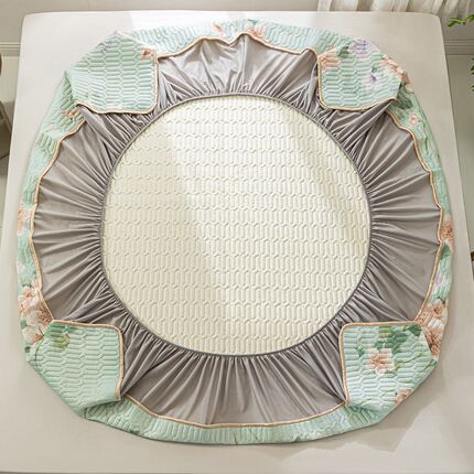 2024新款乳胶凉席三件套床笠款母婴a类高端冰丝凉席夏季可机洗