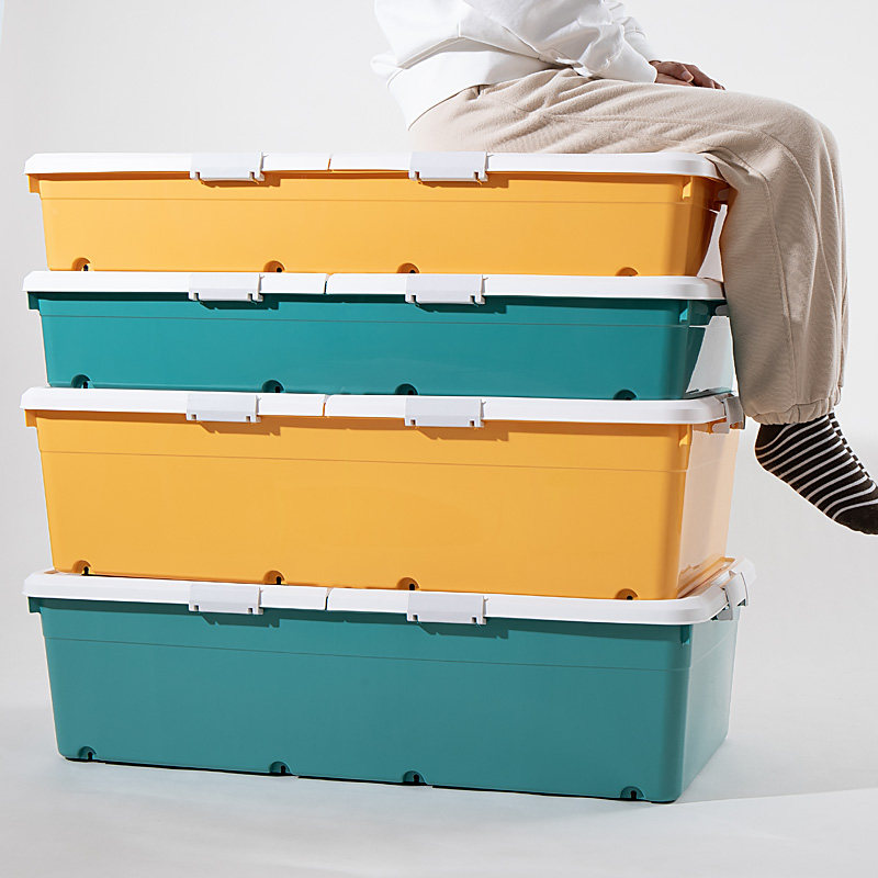 床底收纳盒带轮扁平大号长方形床上储物整理箱床底下收纳箱抽屉式,收纳整理,收纳箱,淘宝优惠券,粉丝福利购,淘宝优惠卷