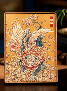 铜摆件貔貅聚财中k式家居装饰摆台客厅玄关办公室礼物桌面摆件礼