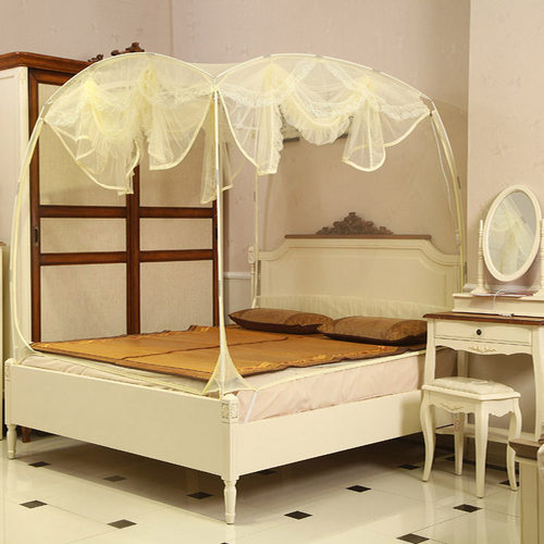 蚊帐蒙古包支架家用1.35 1.5 1.8 2.0 2米2.2床学生宿舍1m方顶1.2