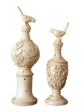 欧式复古小鸟装饰摆件家居饰品客厅电视柜样板房软装摆设结婚礼物