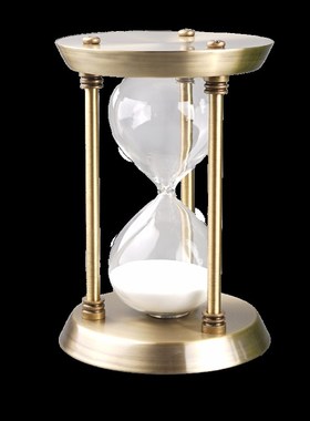 锌合金1917古铜五金沙漏计时器3-60分钟餐厅logo家居桌面装饰摆件