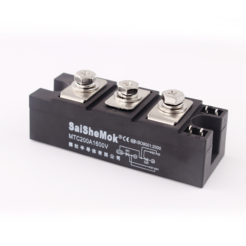 赛社半导体mtc200a1600v晶闸管可控I硅模块双控模块全控可控硅模