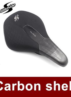 Wildside 闪电款山地公路自行车碳纤维坐垫女士训练鞍座143 155mm