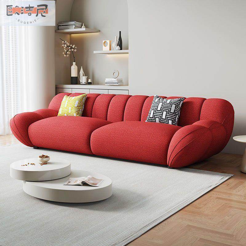 法式设计师沙发奶油风美式复古高端客厅创意布艺直排三人贝壳沙发,特色手工艺,其他特色工艺品,淘宝优惠券,粉丝福利购,淘宝优惠卷