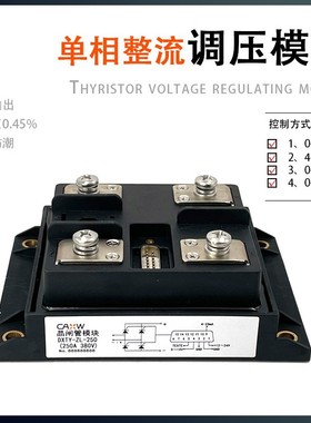 单相可控硅整流调压模块DXTY-ZL-250A-320A(MTDC250A-320A)