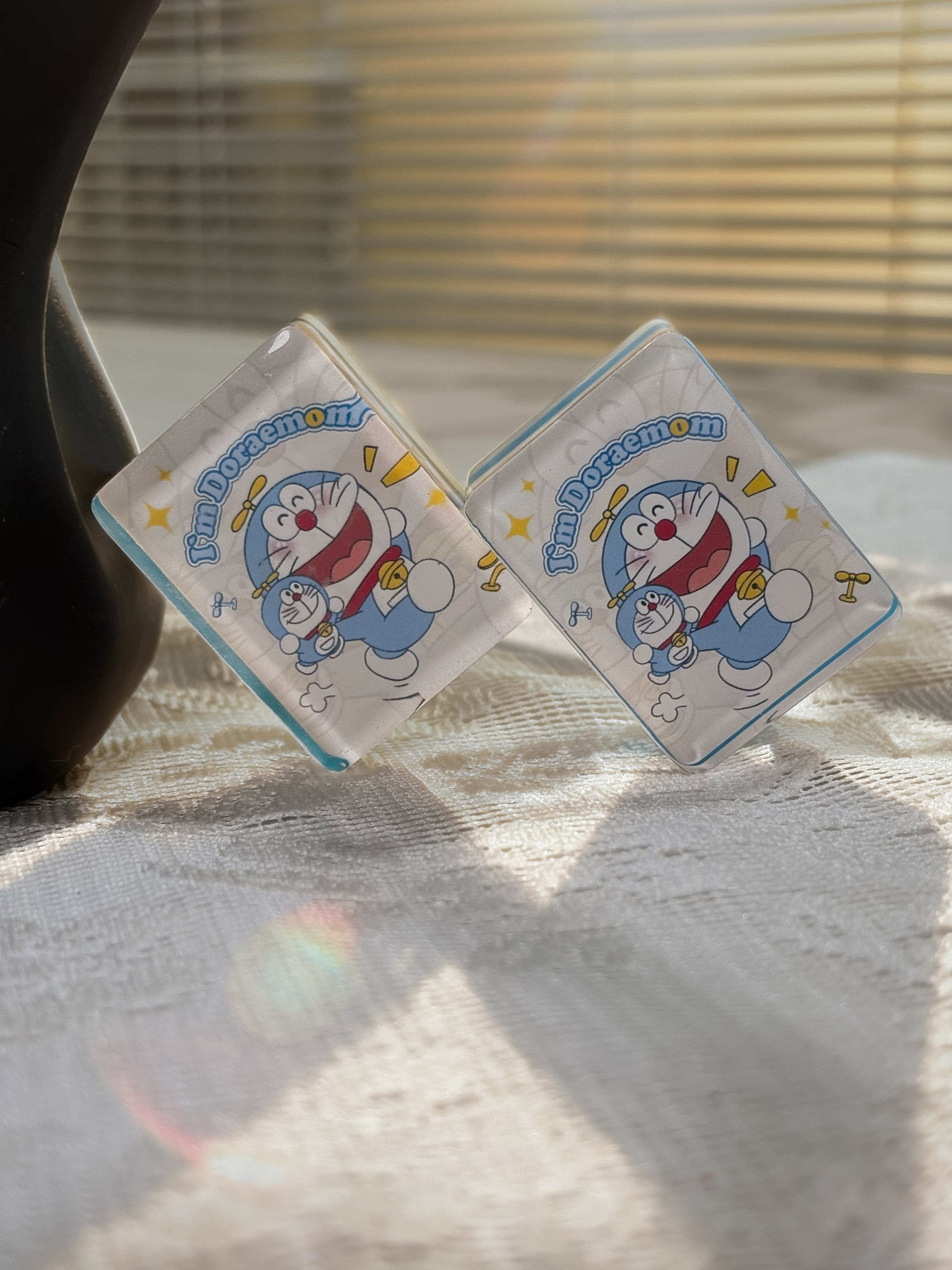哆啦A梦手工滴胶麻将牌卡通动漫麻将/牌九/色子
