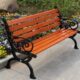 公园椅子户外长椅庭院园林休闲广场椅实木靠背椅铸铁铝防腐木长凳