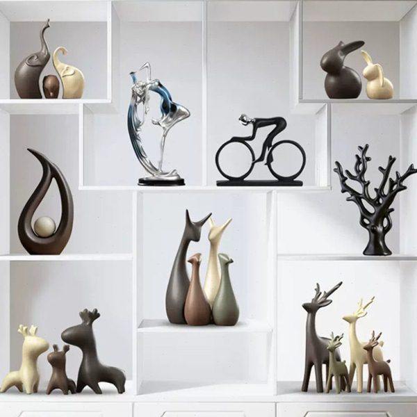 摆件家居装饰现轻奢档欧式陶瓷工艺品摆设客厅玄关电视柜酒柜,饰品/流行首饰/时尚饰品新,摆件,淘宝优惠券,粉丝福利购,淘宝优惠卷