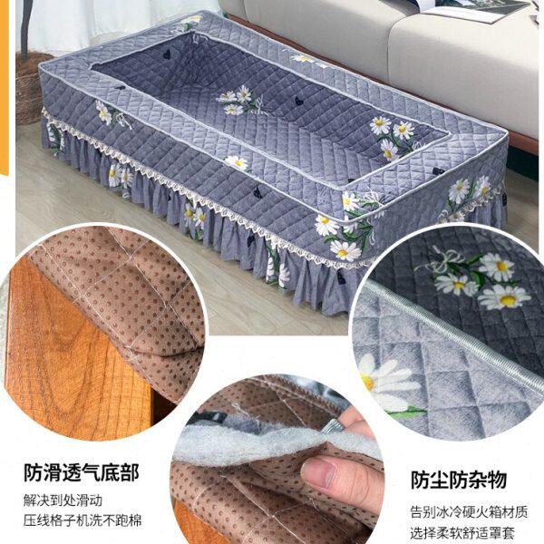 加绒烤火箱罩套电火套罩火桶套防滑防尘罩加厚怀化家用冬季定制